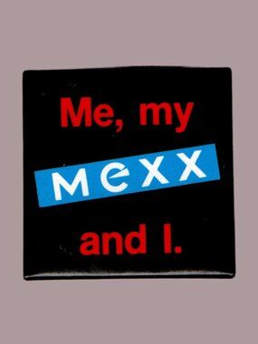 5/$20 Vintage Mexx 2" Square Button